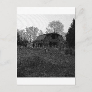 B&W Barn Briefkaart