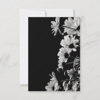 B&W-bloemen Kaart