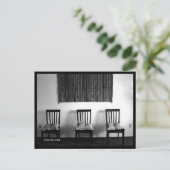 B&W Briefkaart vijfde dimensie (Staand voorkant)