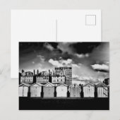 B&W Brighton Beach Huts Briefkaart (Voorkant / Achterkant)
