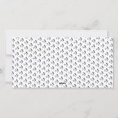 B&W Buffalo Check KERSTFEEST Fotocollage Feestdagenkaart (Achterkant)