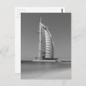 B&W Burj Al Arab Briefkaart (Voorkant / Achterkant)