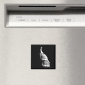 B&W Capital Building Magneet (Insitu (Vaatwasser))