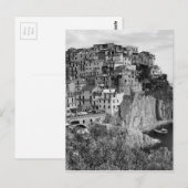 B&W Cinque Terre Briefkaart (Voorkant / Achterkant)