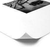 B&W County Fair Ride Poster Afdruk (Hoek)