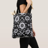 B&W Daisy Dose Tote Bag (Dichtbij)