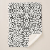 B&W Dierenprint Sherpa Deken (Voorkant)