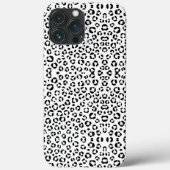 B&W Dierenprint Sherpa Deken Case-Mate iPhone Case (Achterkant)
