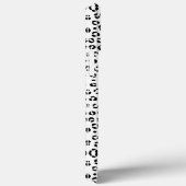 B&W Dierenprint Sherpa Deken Case-Mate iPhone Case (Achterkant / Rechts)