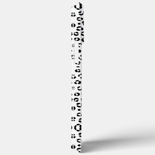 B&W Dierenprint Sherpa Deken Case-Mate iPhone Case (Achterkant / Rechts)