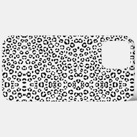 B&W Dierenprint Sherpa Deken Case-Mate iPhone Case (Achterkant (horizontaal))
