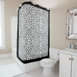 B&W Dierenprint Sherpa Deken Douchegordijn