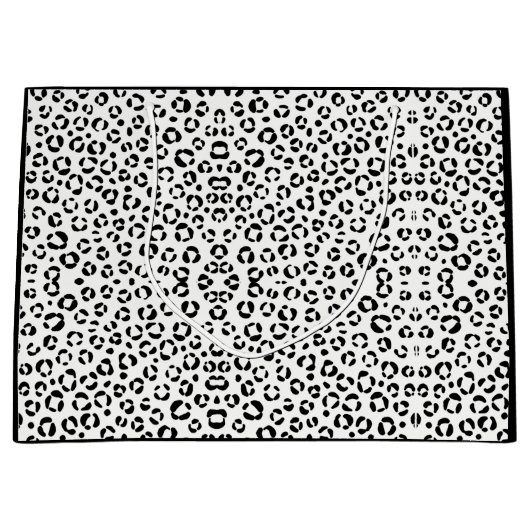 B&W Dierenprint Sherpa Deken Groot Cadeauzakje (Voorkant)