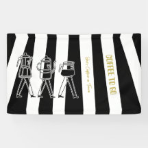 B & W Drie Koffiezetapparaten Gestreepte Koffie