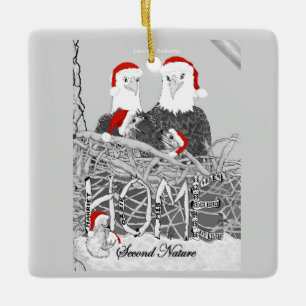 B+W Eagle Santa Ornament Harriet Ozzie M15 Es THUI