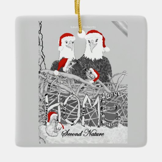 B+W Eagle Santa Ornament Harriet Ozzie M15 Es THUI (Voorkant)