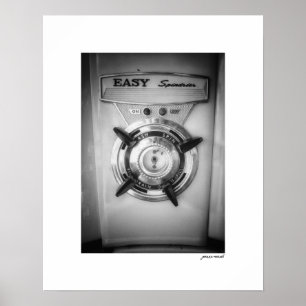 B&W Easy Spindrier-dialposterprint Poster