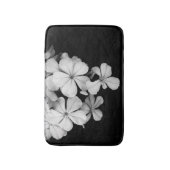 B&W Elegante bloemen Badmat (Voorkant Verticaal)