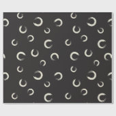 B&W Enso-penseelstreek Cadeaupapier (Vlak)