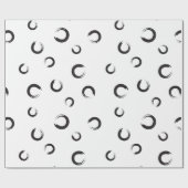 B&W Enso-penseelstreek Cadeaupapier (Vlak)