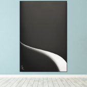 B&W, Experiments in suprematism series, Vol 1 Canvas Afdruk (Insitu (Houten vloer))