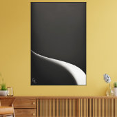 B&W, Experiments in suprematism series, Vol 1 Canvas Afdruk (Insitu (Woonkamer))