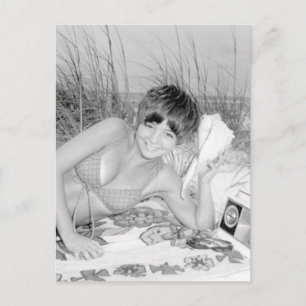  B&W Foto Florida Bikini Girl Briefkaart
