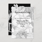 B&W Frangipani Boheemse Botanische Accommodatie Informatiekaartje (Voorkant / Achterkant)