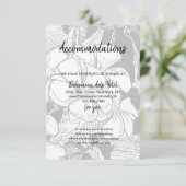 B&W Frangipani Boheemse Botanische Accommodatie Informatiekaartje (Staand voorkant)