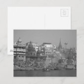 B&W Ganges Briefkaart (Voorkant / Achterkant)