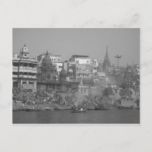 B&W Ganges Briefkaart (Voorkant)