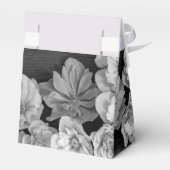 B & W Garden Hellebore Favor Box Bedankdoosjes (Achterkant)