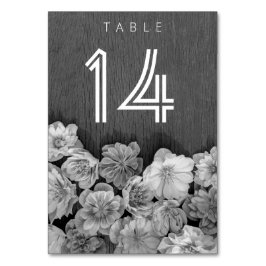 B & W Garden Hellebore-tabelnummer Kaart