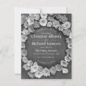 B & W Garden Hellebore Weddenschap Kaart (Voorkant)