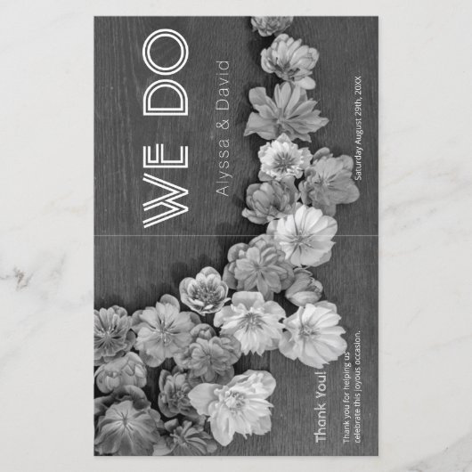B & W Garden Hellebore Wood Weddenschap Programma (Voorkant)