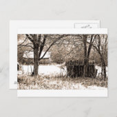 B&W-gebouwen Briefkaart (Voorkant / Achterkant)