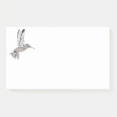 B + W gekleurde Hummingbird Post-it® Notes (Voorkant)