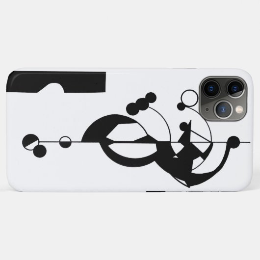 B&W Geo Design iPhone 11 Pro Max Hoesje (Achterkant (horizontaal))