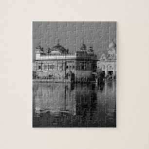 B&W Golden Temple in India Legpuzzel