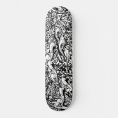 B&W Graffiti Madness Persoonlijk Skateboard (Voorkant)
