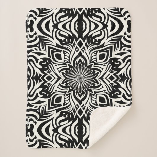 B&W Harmony Sherpa Deken (Voorkant)