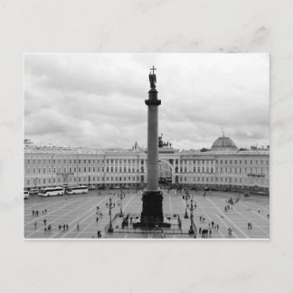 B&W het Vierkant van het paleis Briefkaart