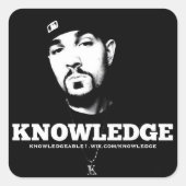 B&W Knowledge Sticker (Voorkant)