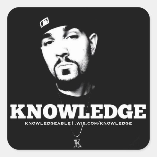 B&W Knowledge Sticker (Voorkant)