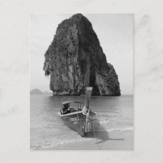 B&W Krabi beach 3 Briefkaart