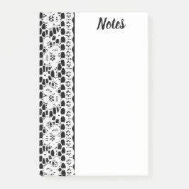 B&W Lace Post-it Post-it® Notes