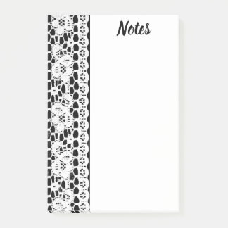 B&W Lace Post-it Post-it® Notes
