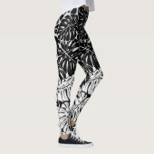 B&W Leafy-Leggings Leggings (Rechts)