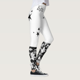 B&W-Leggings Leggings