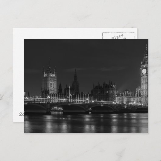 B&W Londen Briefkaart (Voorkant / Achterkant)